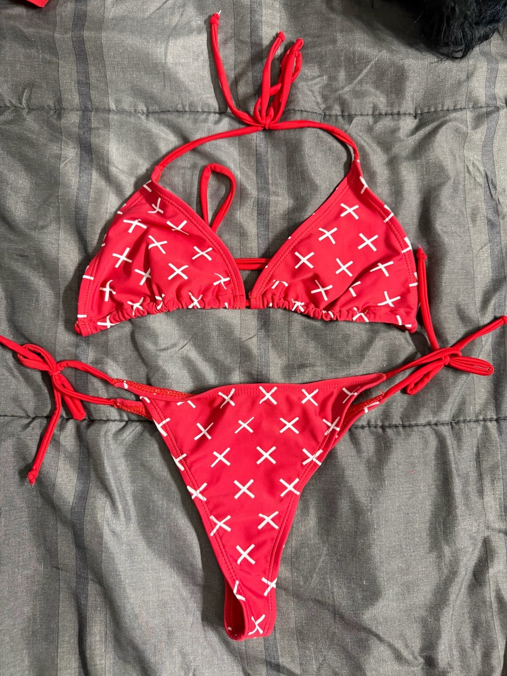 Boutine LA Red Bikini Set